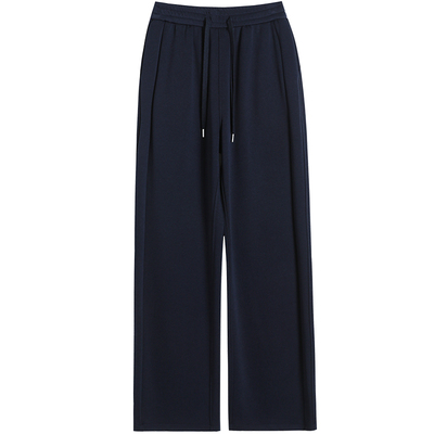 运动裤女秋冬季窄版香蕉阔腿卫裤