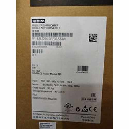 变频器带滤波器 6SL3244-0BE35-5UA0  55W 380V-480V