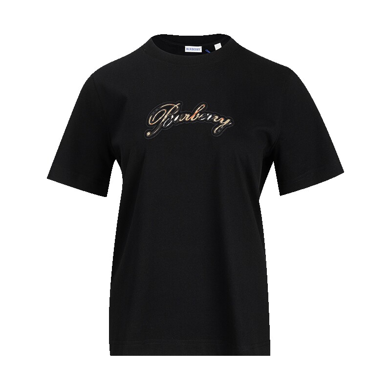 BURBERRY/博柏利短袖格纹T恤女士