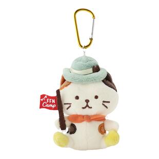 HAPiNS三花猫礼物可爱猫咪露营挂件玩偶毛绒挂饰书包背包公仔