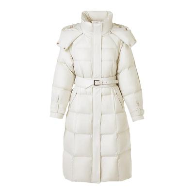 霍尔长款连帽外套朗姿