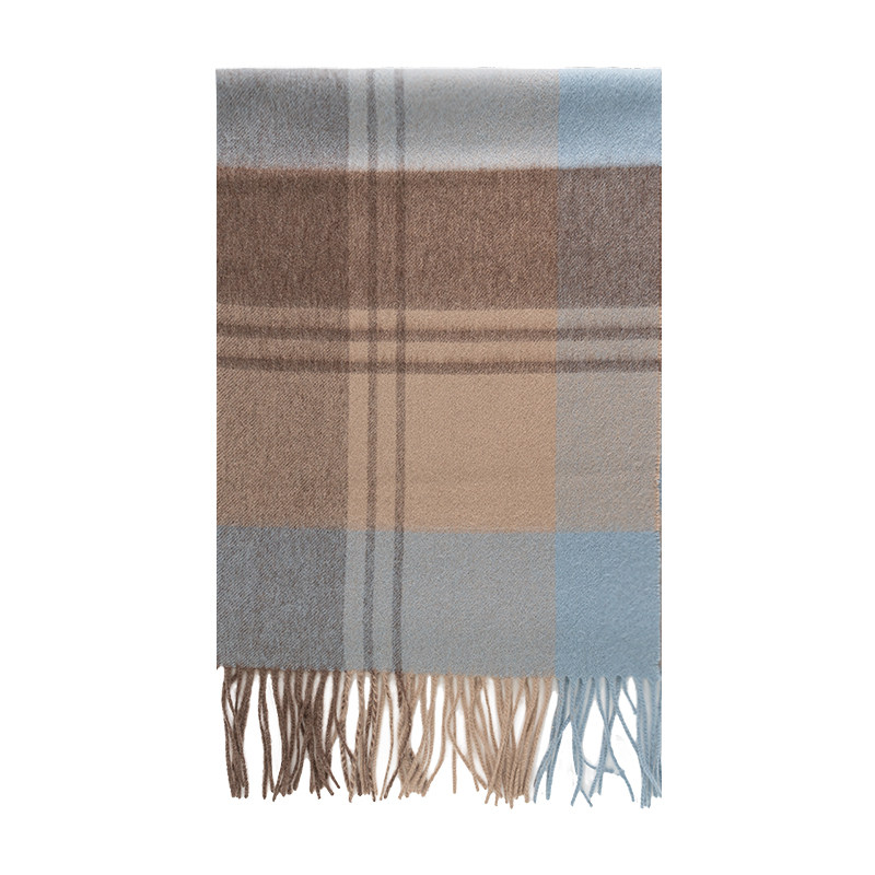 上海故事秋冬羊毛加厚围巾披肩女