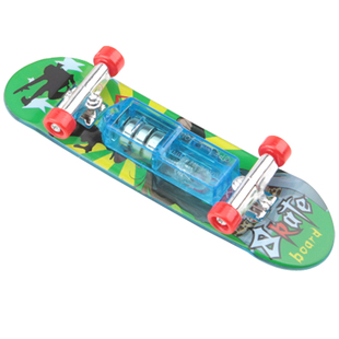 发光手指滑板儿童小玩具带灯光迷你磨砂面双翘板创意解压桌面游戏