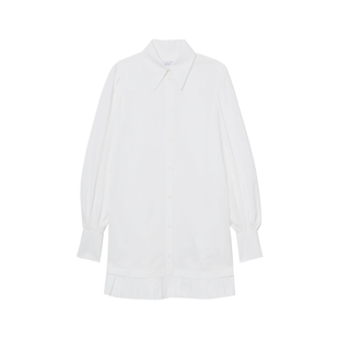 IT OFF-WHITE™女装褶裥拼接衬衫裙短裙080101XM