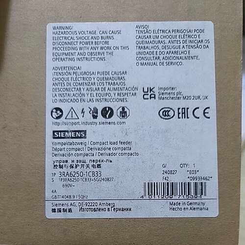【议价】3RA62501C33控制与保护开关电器全新