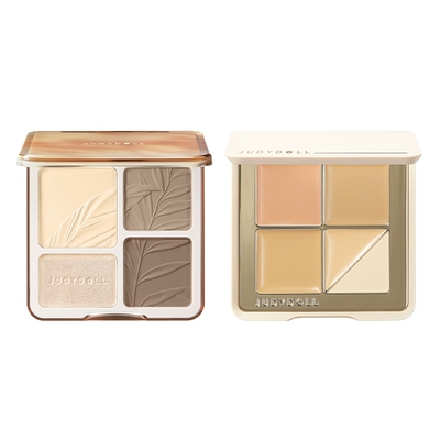 【店播闪赠】Judydoll橘朵面部立体组合五色遮瑕盘高光修容盘提亮