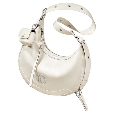 赵昭仪同款Cnoles蔻一弦月包腋下包包新款通勤单肩斜挎包女士包包