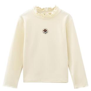 MOMOCO/玛米玛卡女童德绒打底衫2025冬季新款中大童可爱加厚保暖