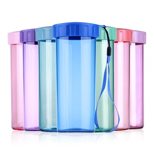 特百惠水杯新款莹彩430ml随心水杯儿童随手官网防漏旗舰正品杯