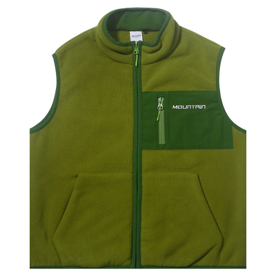 童装加厚保暖双面登山绒山系马甲