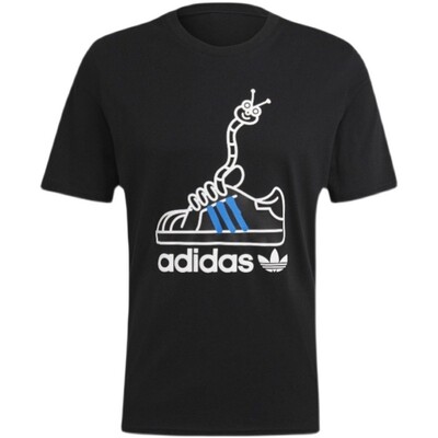 三叶草男子潮流时尚运动短袖T恤