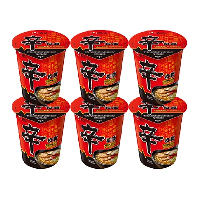 农心香菇牛肉味辛拉面