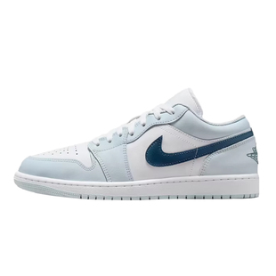 Air Jordan 1 AJ1low 乔1低帮 新款浅蓝白复古篮球鞋 553558-400