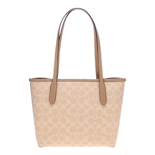 【自营】COACH/蔻驰City23中号单肩手提托特包简约敞口手提包女包