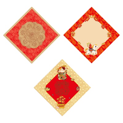 洛神珠春联纸蜡染工艺字迹黑亮