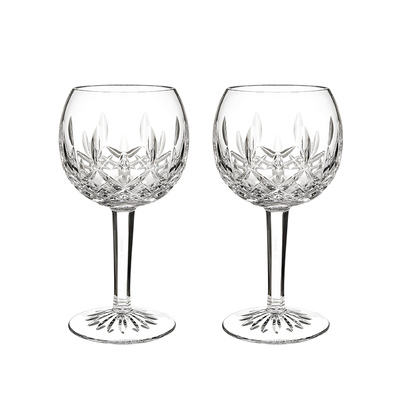 waterford球形水晶玻璃红酒杯