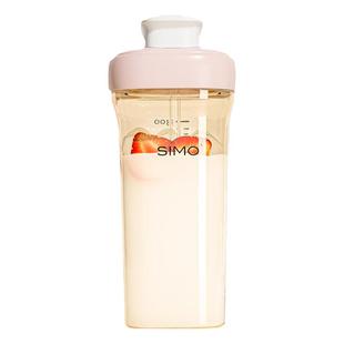 恩格苏大儿童直饮吸管杯牛奶杯3岁以上喝奶专用刻度奶瓶PPSU水杯