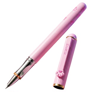 【免费刻字】英雄牌热可擦钢笔小学生专用三年级可换墨囊儿童初学者练字四年级高颜值女生磁吸正品猫爪钢笔