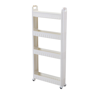 9cm超窄厨房夹缝置物架浴室缝隙冰箱侧边收纳储物柜10厘米带顶盖