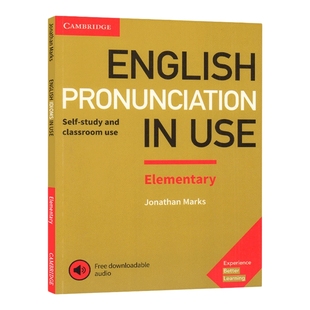 英文原版 English Pronunciation in Use Elementary Book 英语发音初级 附电子音频 英文版 进口英语原版书籍