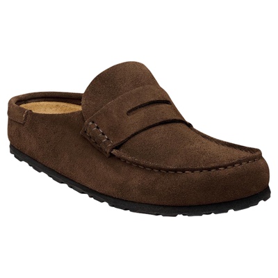 BIRKENSTOCK勃肯绒面革包头拖鞋