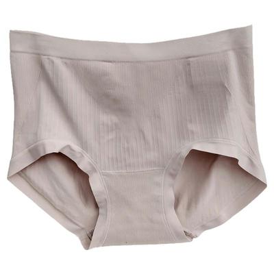 彩田无缝高腰内裤女15912石墨烯