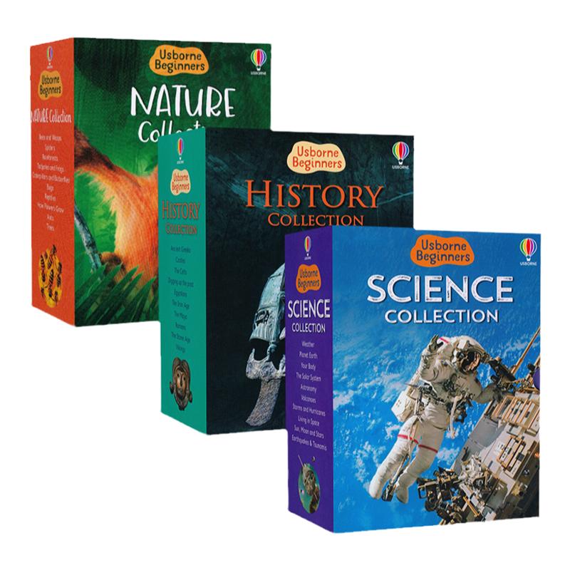 尤斯伯恩初学者系列 Usborne Beginners History/Nature初探科学历史自然 10册礼盒套装英文原版儿童英语启蒙绘本少儿科普读物