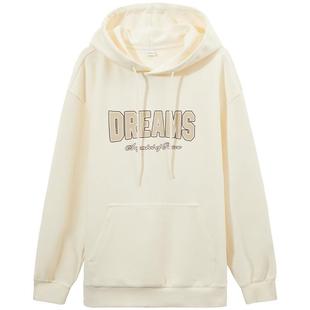 热风男士连帽卫衣2025年秋款潮牌印花长袖情侣上衣美式复古上衣