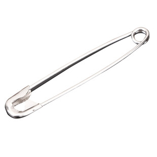 加粗别针大别针安全别针保险别针镀镍保险别针大号别针胸针洋锁