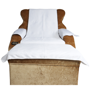 足浴沙发巾四件套泰式床单沐足按摩椅垫采耳修脚店毛巾足疗沙发巾