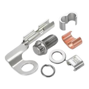 l型高铁接地端子连接器压接件线70平方卡铁路贯通地线c型连接卡扣