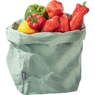 乐扣乐扣牛皮纸袋可水洗收纳袋子冰箱水果防水蔬菜食品官方正品