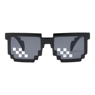 像素马赛克墨镜眼镜打码搞笑墨镜表演恶搞大佬伴郎二次元沙雕眼