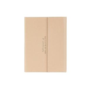 笔记本本子简约ins风精美高档超厚记事本工作商务办公用会议记录本定制可印logo三折大学生加厚A5日记本