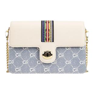 COOGI品牌包包女式2025新款斜挎单肩包链条包高级轻奢小众小方包