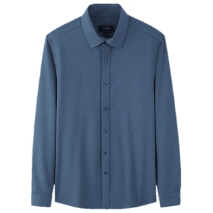 【复合羽绒】雅戈尔冬季加厚保暖商务抗寒羊毛抗菌蓄热长袖衬衫男