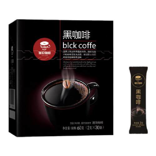 后谷纯黑咖啡粉速溶美式无添加蔗糖低脂云南小粒咖啡官方旗舰店