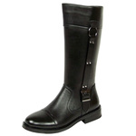 Leseul马靴男靴子高筒真皮 牛皮阅靴 仪仗队靴潮流男长骑士皮靴