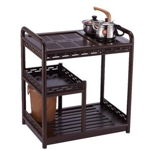 汉唐茶水柜实木移动茶车茶台黑紫檀四合一功夫茶具茶盘套装茶水架