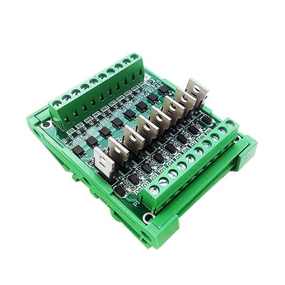 LNTS-08N PLC放大板 输出NPN输入通用 IO单片机光耦隔离 晶体管板
