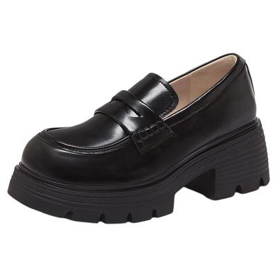 骆驼女鞋舒适复古休闲百搭乐福鞋