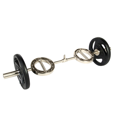 360度旋转深沟球二头肌杠铃杆