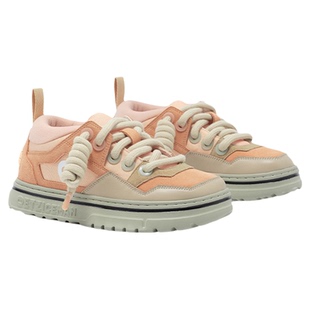 OETZI冰人奥兹翻毛皮休闲女鞋春款厚底低帮丑萌男鞋