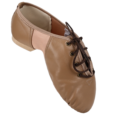 swiga牛皮系带舞蹈教师鞋弹力带跟软底