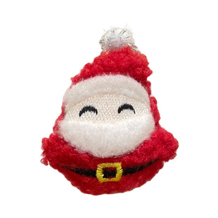 圣诞节毛绒驯鹿老人胸针可爱儿童卡通节日饰品毛衣书包配饰别针女