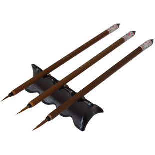 莫奈花枝俏狼毫勾线笔毛笔国画水彩水粉手绘描线笔工笔画钩边笔