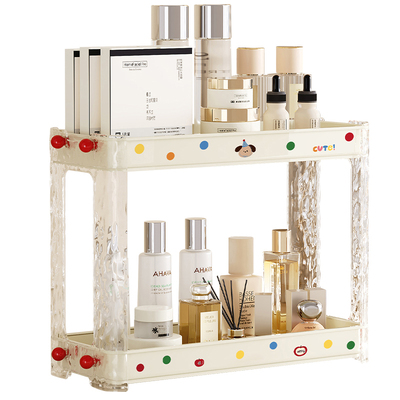 川岛屋化妆品收纳盒桌面高级感