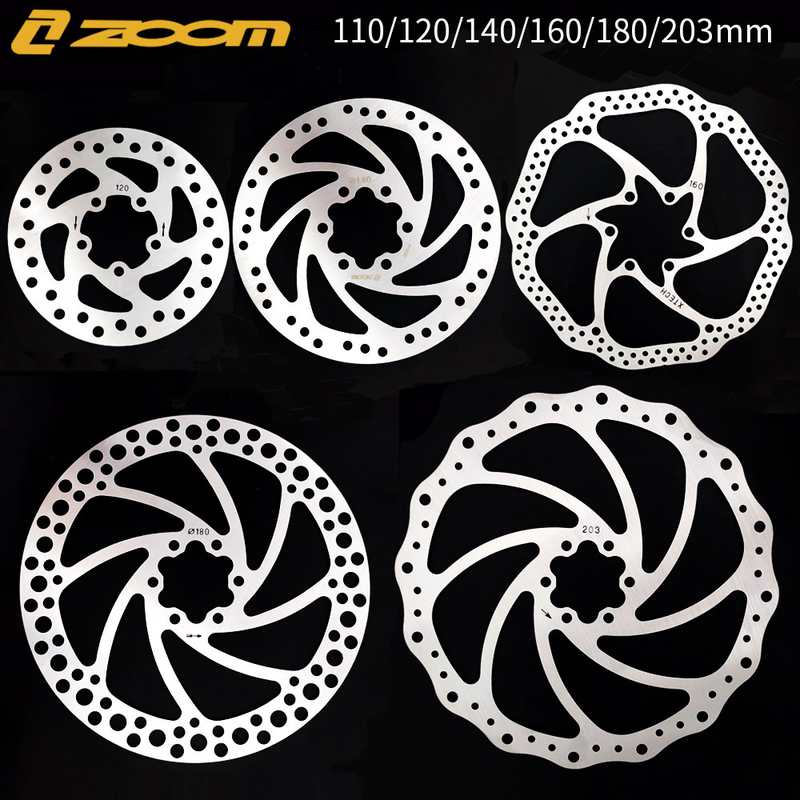 ZOOM自行山地车刹车片碟刹六盘盘片油刹钉G3碟片140160180203