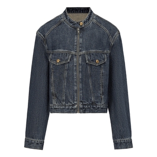 FF仿佛2025年秋季新款丹宁牛仔夹克外套休闲复古短款