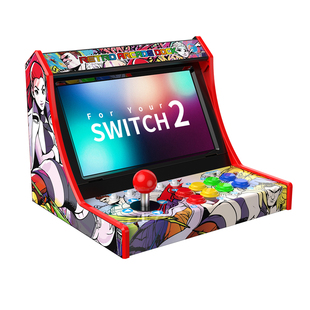 HONCAM switch1代2代复古街机摇杆摇台底座适用任天堂NS2游戏主机配件摇杆拳击格斗类街霸6马里奥赛车通用